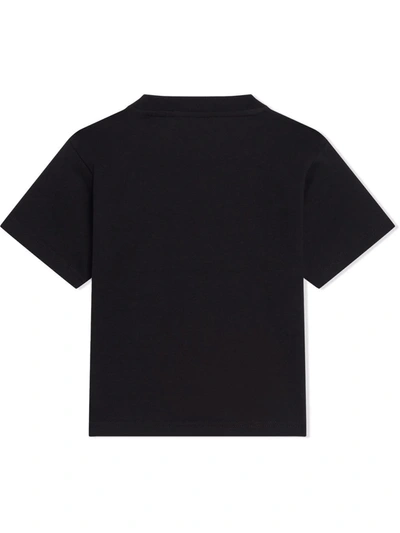 Shop Balenciaga Paris-print Logo T-shirt In Black