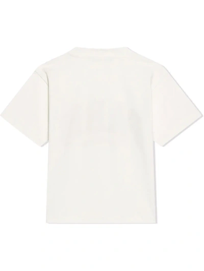 Shop Balenciaga Paris-print Logo T-shirt In White