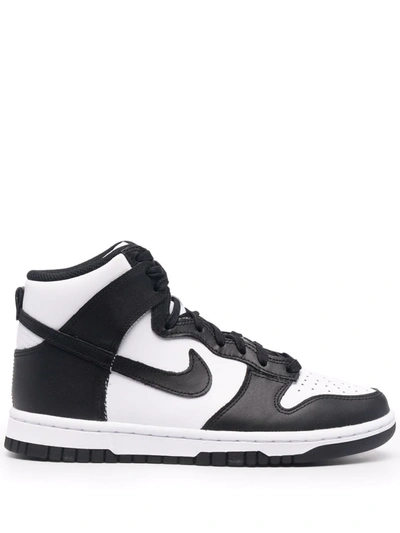 Shop Nike Dunk High Sneakers In White
