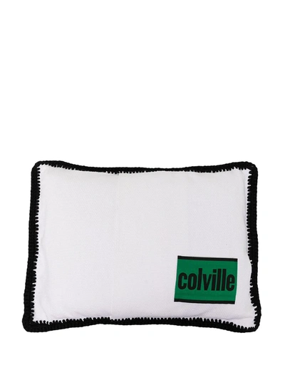 Shop Colville Arrow Jacquard Rectangular Cushion In Black