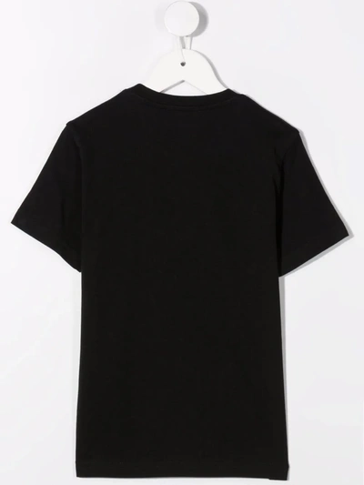 Dsquared2 Logo-print Crewneck T-shirt In Black