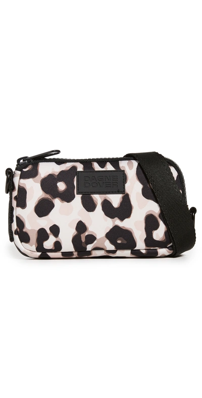 Shop Dagne Dover Mara Phone Sling Bag In Leopard Print