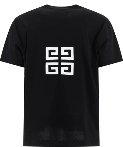Shop Givenchy " 4g" T-shirt In Black
