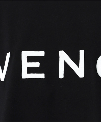 Shop Givenchy " 4g" T-shirt In Black