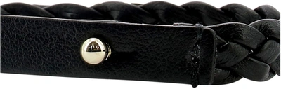 Shop Ferragamo "vara" Braided Bracelet In Black  