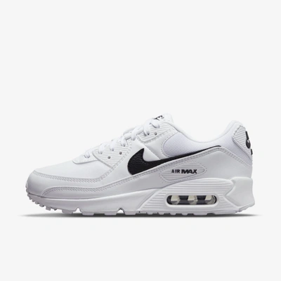 Shop Nike Women's Air Max 90 Shoes In White