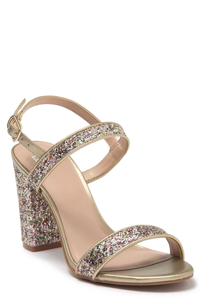 Shop Bp. Lula Block Heel Slingback Sandal In Multi Glitter