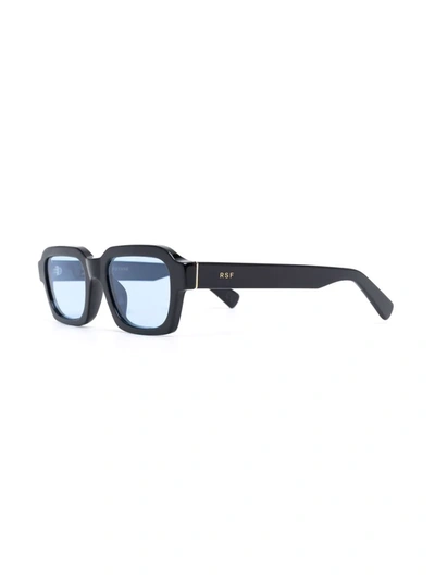 Retrosuperfuture Caro Rectangular-frame Sunglasses In Black