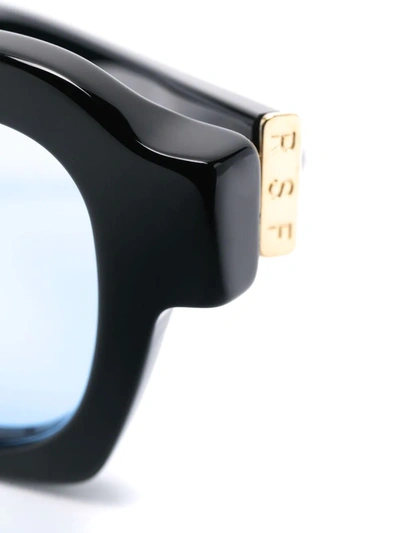 Retrosuperfuture Caro Rectangular-frame Sunglasses In Black