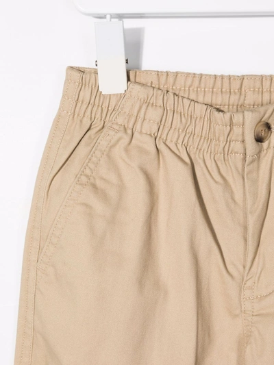 Shop Ralph Lauren Elasticated Chino Trousers In Neutrals