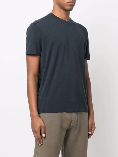 Shop Tom Ford Crew-neck Short-sleeved T-shirt In Blue