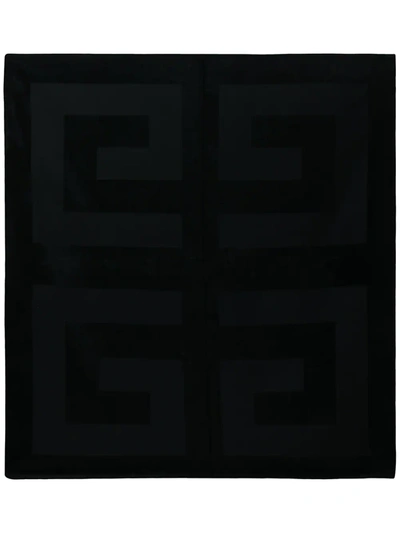 Givenchy Cotton Beach Towel In Black