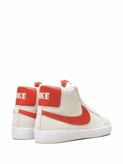 Shop Nike Sb Zoom Blazer Mid "lobster" Sneakers In Neutrals