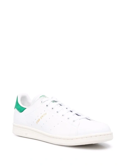 Shop Adidas Originals Colour-block Panelled Sneakers In White