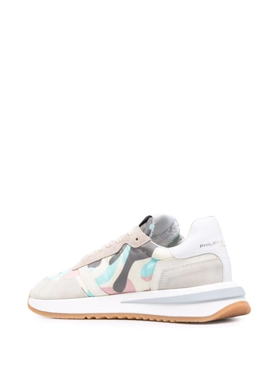 Philippe Model Tropez 2.1 Camouflage Sneakers In Nude
