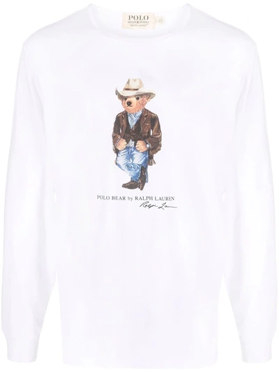 Polo bear long hot sale sleeve t shirt