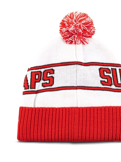 Shop Supreme X Wtaps Beanie In Weiss