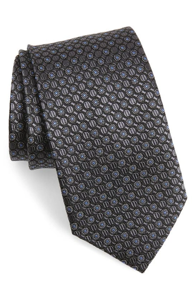 Shop Nordstrom Neat Silk Tie In Black