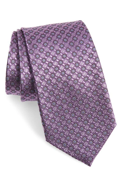 Shop Nordstrom Neat Silk Tie In Purple