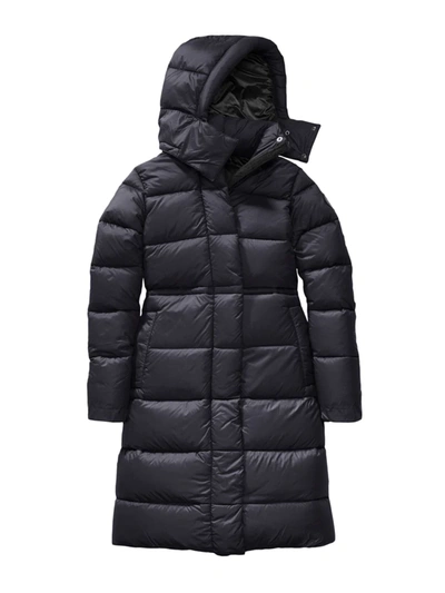 Shop Canada Goose Women's Black Label Arosa Quilted Hooded Parka In Navy