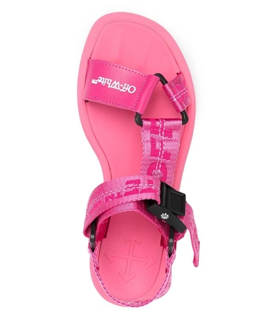Shop Off-white Trek Sandals In Pink