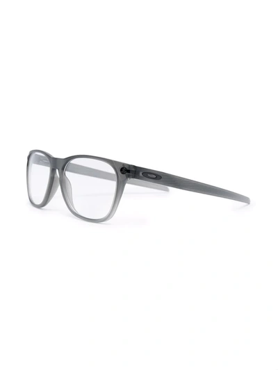 Shop Oakley Rectangle-frame Glasses In Grey