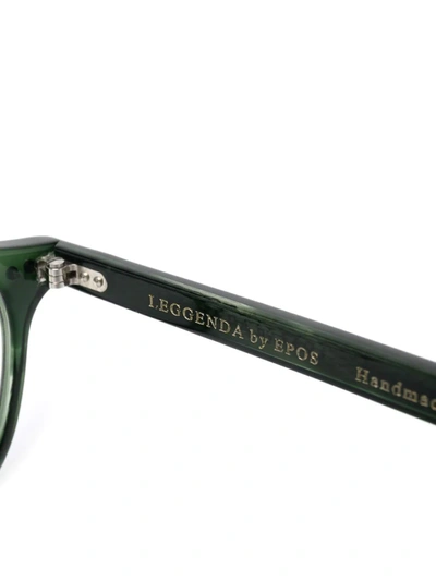 Epos Round-frame Glasses In Green