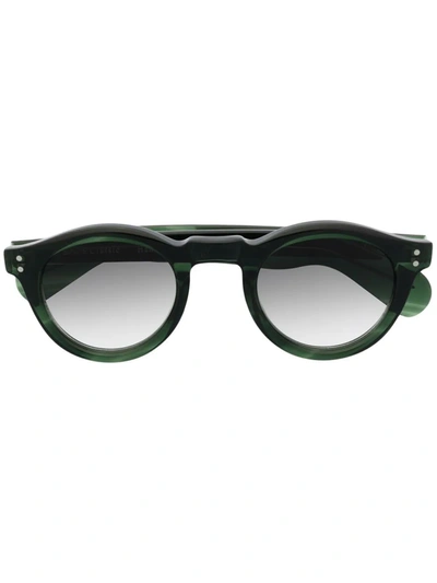 Epos Classic Round-frame Sunglasses In Green