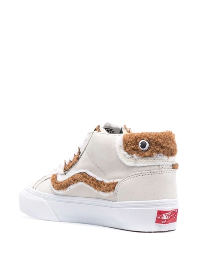 Vans Mid Zoo Skool Sneakers In Neutrals
