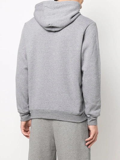 Shop Patagonia Recycled Logo-print Hoodie In Grey