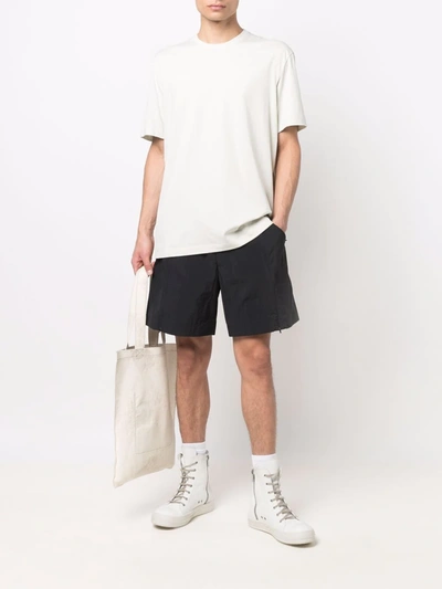 Shop Y-3 Slim-fit Track Shorts In Black