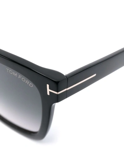 Shop Tom Ford Square-frame Tinted Sunglasses In Black