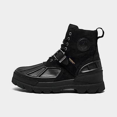 Shop Polo Ralph Lauren Men's Oslo High Waterproof Boots In Black