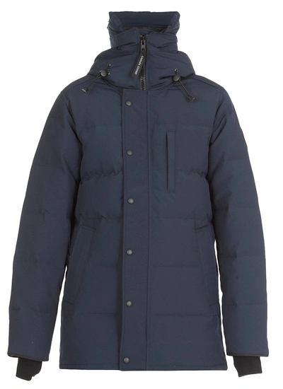 Shop Canada Goose Carson Hooded Parka In Navy