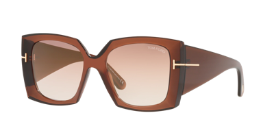 Shop Tom Ford Woman Sunglasses Ft0921 In Brown Mirror