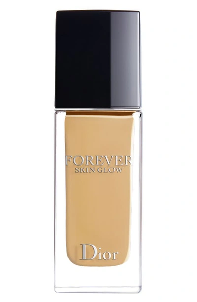 Shop Dior Forever Skin Glow Hydrating Foundation Spf 15 In 3 Warm Olive