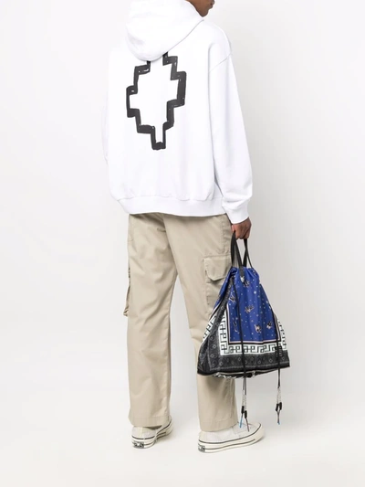 Shop Marcelo Burlon County Of Milan Cross-motif Hoodie In White