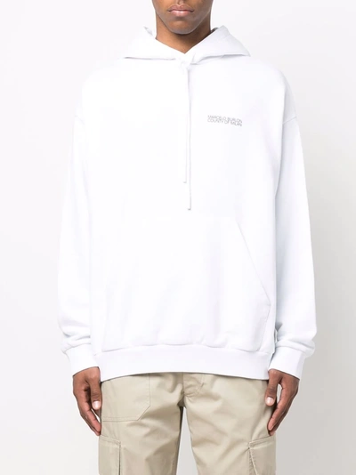 Marcelo Burlon County Of Milan Marcelo Burlon Tempera Cross Hoodie In White