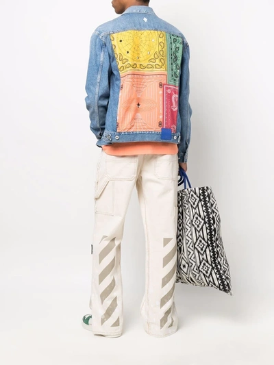 Marcelo Burlon County Of Milan Marcelo Burlon  Bandana Jacket In Blue