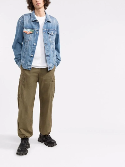 Marcelo Burlon County Of Milan Marcelo Burlon  Bandana Jacket In Blue