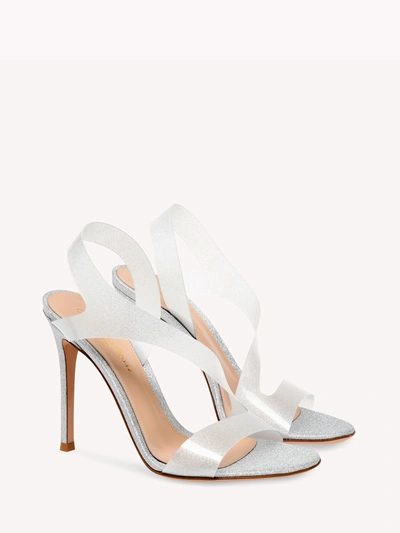 Shop Gianvito Rossi Metropolis Sandal In Silver