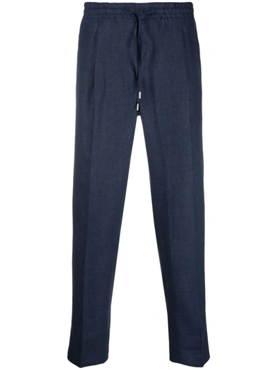 Shop Briglia 1949 Wimbledon Straight-leg Trousers In Blau