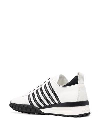 Shop Dsquared2 Legend Low-top Sneakers In Weiss