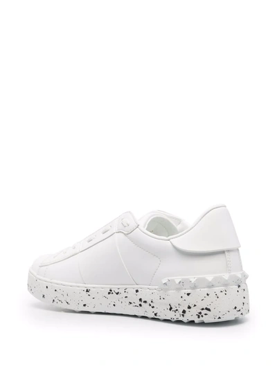 Shop Valentino Untitled Open Sneakers In Weiss