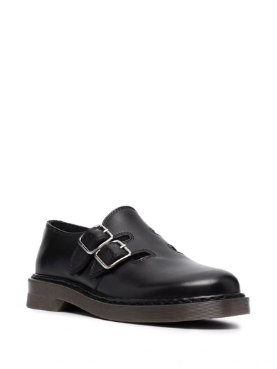 Shop Apc Side-buckle Detail Brogues In Schwarz