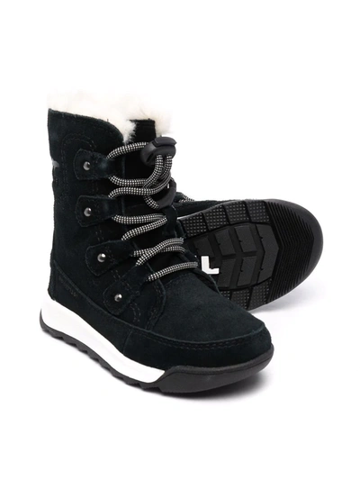 Sorel Whitney Ii Joan Lace-up Boots In Black