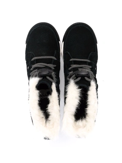 Sorel Whitney Ii Joan Lace-up Boots In Black