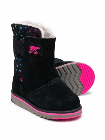 Sorel Kids' Youth's Rylee Faux Fur-lined Waterproof Boots In Black |  ModeSens