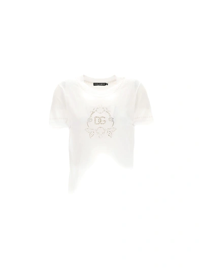 Shop Dolce & Gabbana T-shirts & Vests In White