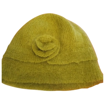 Pre-owned La Perla Wool Hat In Green
